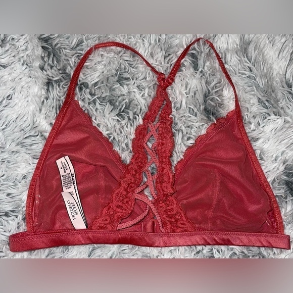 Victoria’s Secret coral bralette medium - Picture 2 of 4